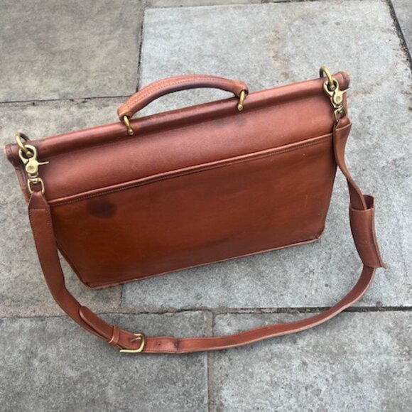 RARE Vintage Coach Beekman Briefcase 1990s - Made in Italy - Picture 10 of 12